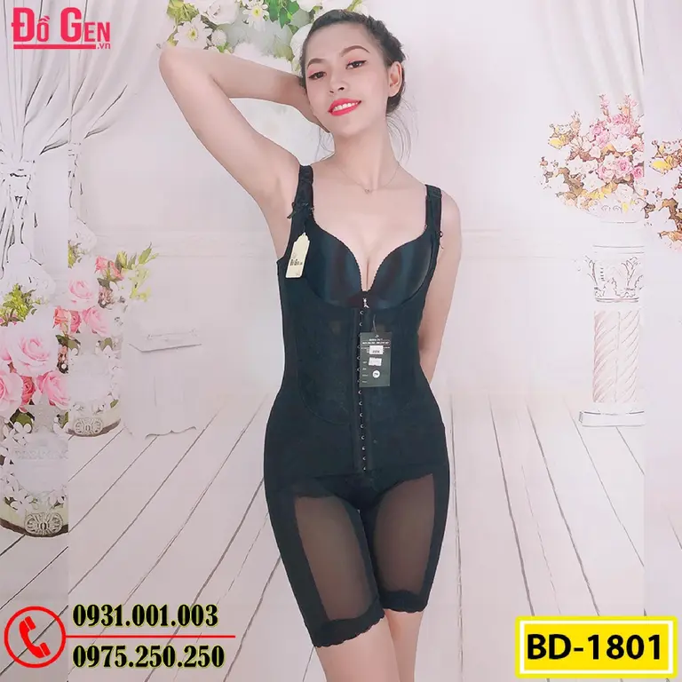 Bộ Đồ Lót Định Hình - Đồ Gen Định Hình Cao Cấp Giảm Bụng Thon Eo (COD: BD-1801)
