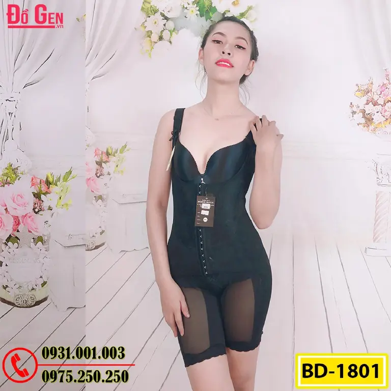 Bộ Đồ Lót Định Hình - Đồ Gen Định Hình Cao Cấp Giảm Bụng Thon Eo (COD: BD-1801)