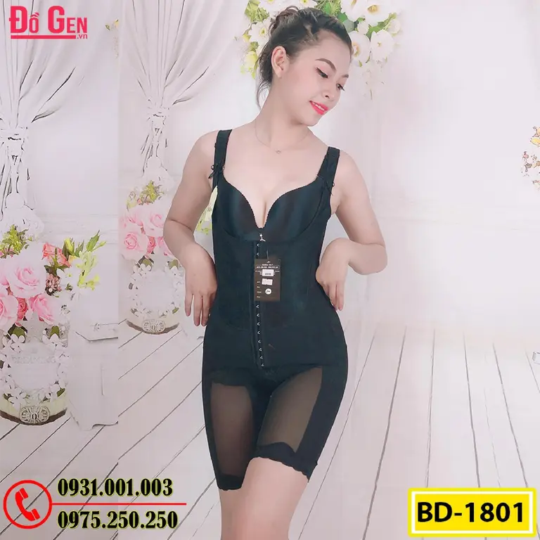 Bộ Đồ Lót Định Hình - Đồ Gen Định Hình Cao Cấp Giảm Bụng Thon Eo (COD: BD-1801)