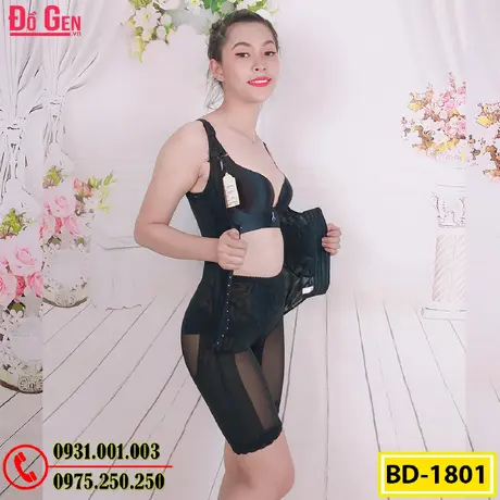 Bộ Đồ Lót Định Hình - Đồ Gen Định Hình Cao Cấp Giảm Bụng Thon Eo (COD: BD-1801)