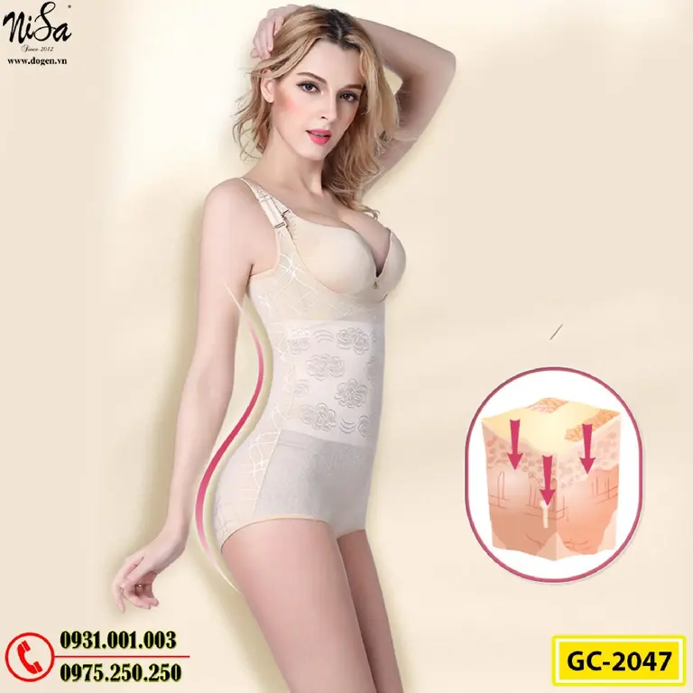 Đồ Lót Định Hình - Quần Áo Gen Định Hình Cao Cấp Liền Thân (COD: GC-2047)