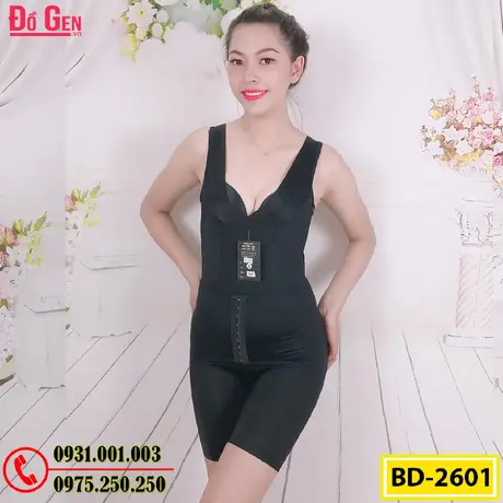 Bộ Đồ Lót Định Hình Liền Thân Thu Gọn Vòng Eo (Cod: BD-2601)
