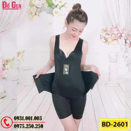 Bộ Đồ Lót Định Hình Liền Thân Thu Gọn Vòng Eo (Cod: BD-2601)