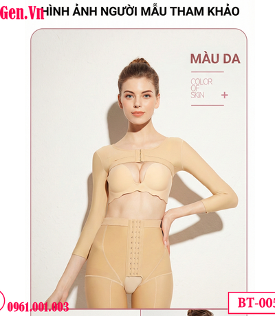 Áo gen màu da cho người mới hút mỡ