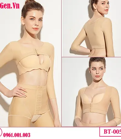 Áo gen màu da che mỡ nách, nâng ngực tự nhiên