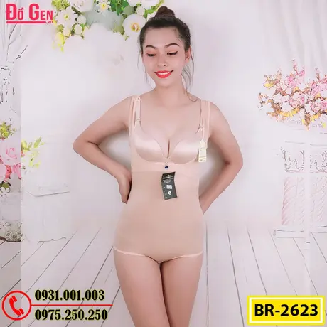 Bộ Đồ Lót Gen Định Hình Giúp Thon Gọn Eo (Cod: BR-2623)