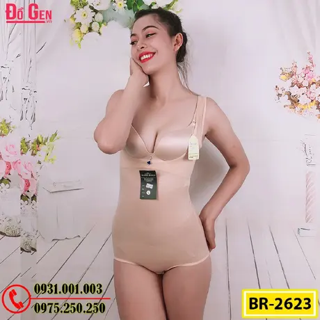Bộ Đồ Lót Gen Định Hình Giúp Thon Gọn Eo (Cod: BR-2623)