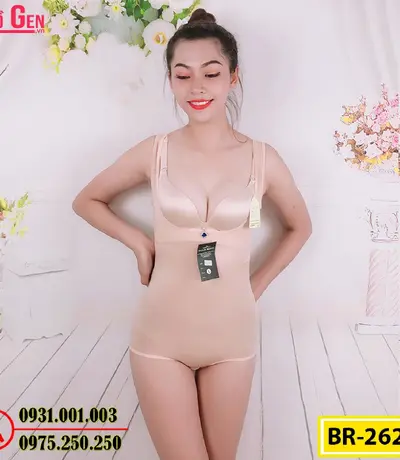 Bộ Đồ Lót Gen Định Hình Giúp Thon Gọn Eo (Cod: BR-2623)