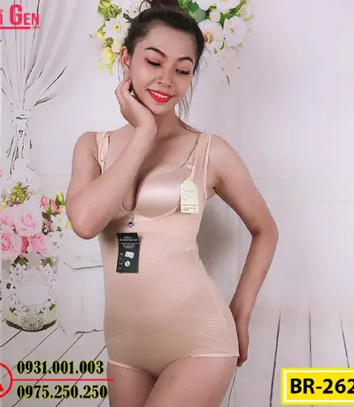 Bộ Đồ Lót Gen Định Hình Giúp Thon Gọn Eo (Cod: BR-2623)