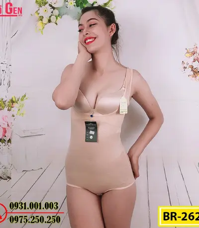 Bộ Đồ Lót Gen Định Hình Giúp Thon Gọn Eo (Cod: BR-2623)