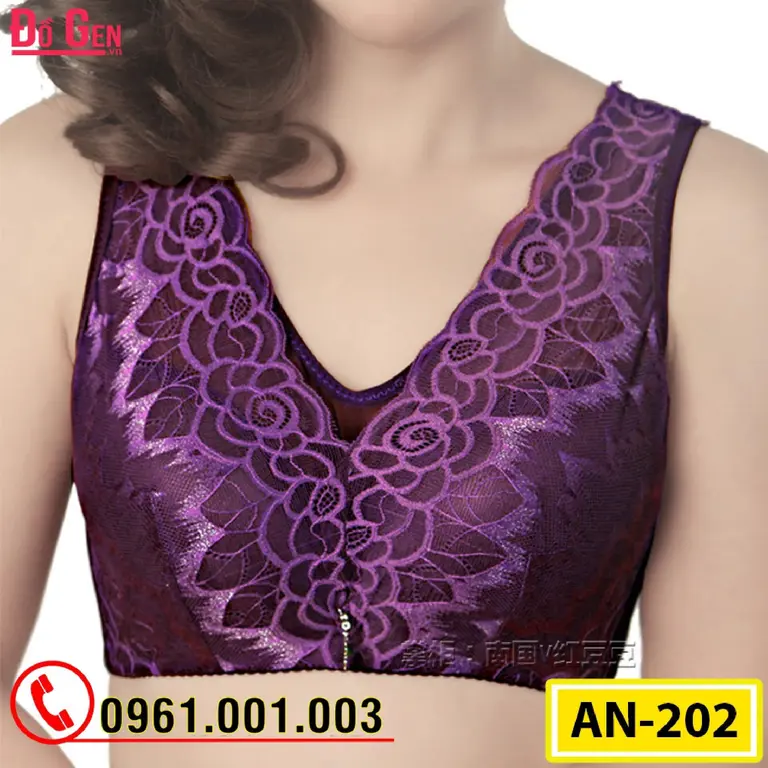 Áo Ngực Bản To Cao Cấp Không Gọng Cod: AN-202