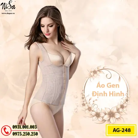 Áo Gen Định Hình - Áo Lót Định Hình Nâng Ngực Thon Eo (Cod: AG-248)