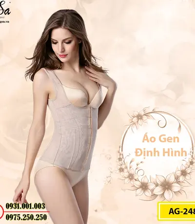 Áo Gen Định Hình - Áo Lót Định Hình Nâng Ngực Thon Eo (Cod: AG-248)