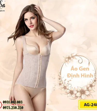Áo Gen Định Hình - Áo Lót Định Hình Nâng Ngực Thon Eo (Cod: AG-248)