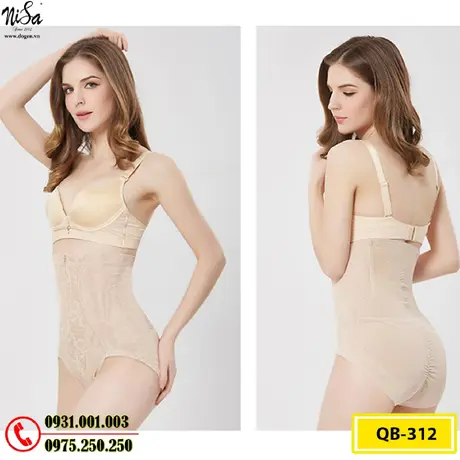 Quần Lót Gen Định Hình Cao Cấp Chống Cuộn Thu Gọn Vòng Eo (Cod: QB-312)