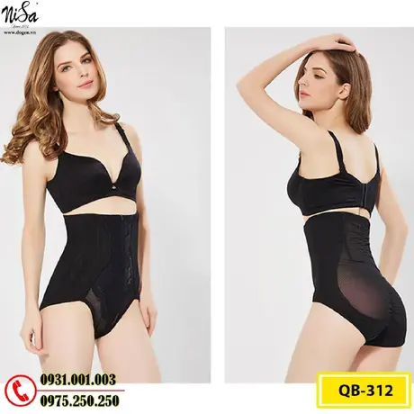 Quần Lót Gen Định Hình Cao Cấp Chống Cuộn Thu Gọn Vòng Eo (Cod: QB-312)