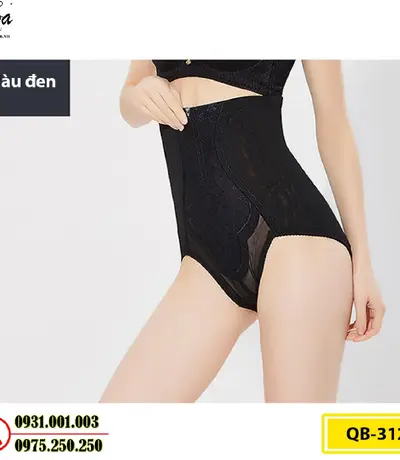 Quần Lót Gen Định Hình Cao Cấp Chống Cuộn Thu Gọn Vòng Eo (Cod: QB-312)