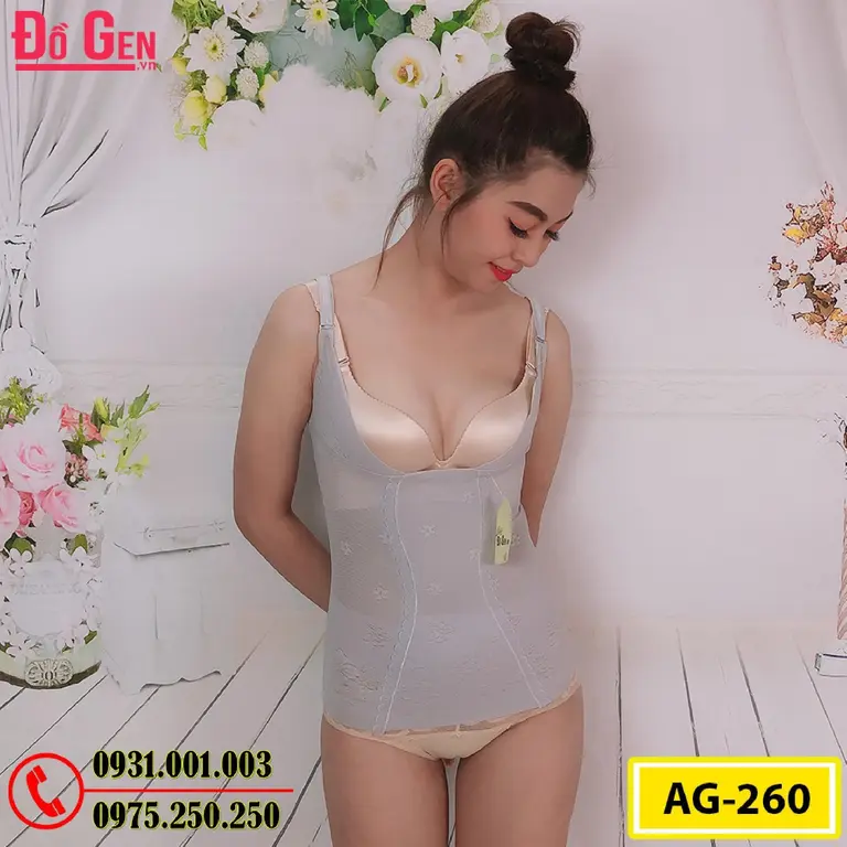 Áo Lót Định Hình - Gen Nịt Bụng Thu Gọn Vòng Eo (Cod: AG-260)