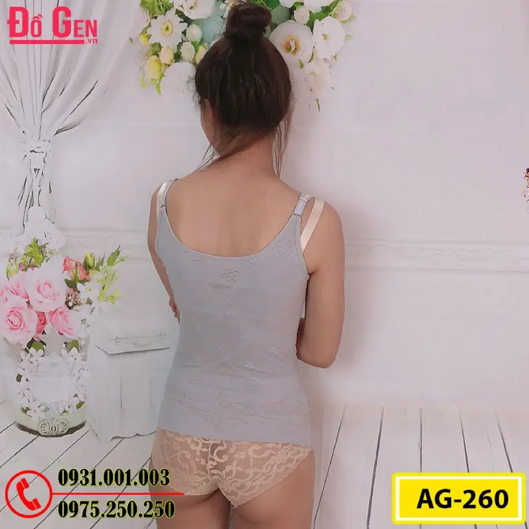 Áo Lót Định Hình - Gen Nịt Bụng Thu Gọn Vòng Eo (Cod: AG-260)