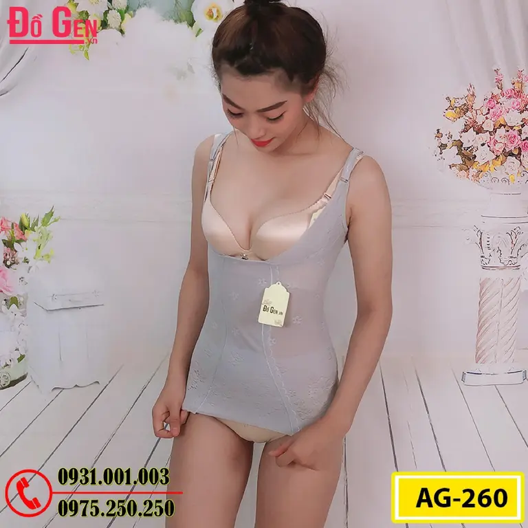Áo Lót Định Hình - Gen Nịt Bụng Thu Gọn Vòng Eo (Cod: AG-260)