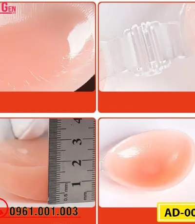 Áo Dán Ngực Cao Cấp Silicon Nâng Ngực Cài Trước (Cod: AD-001)