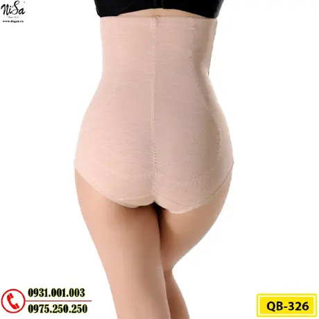 Quần Gen Lót Định Hình Chống Cuộn Thon Eo Thon Đùi Nâng Mông (Cod: QB-326)