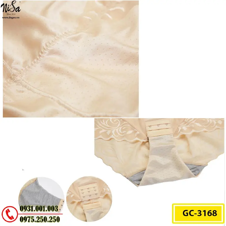 Bộ Đồ Gen Định Hình - Đồ Lót Định Hình Cao Cấp Thu Gọn Vòng Eo (Cod: GC-3168)