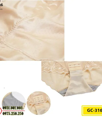 Bộ Đồ Gen Định Hình - Đồ Lót Định Hình Cao Cấp Thu Gọn Vòng Eo (Cod: GC-3168)