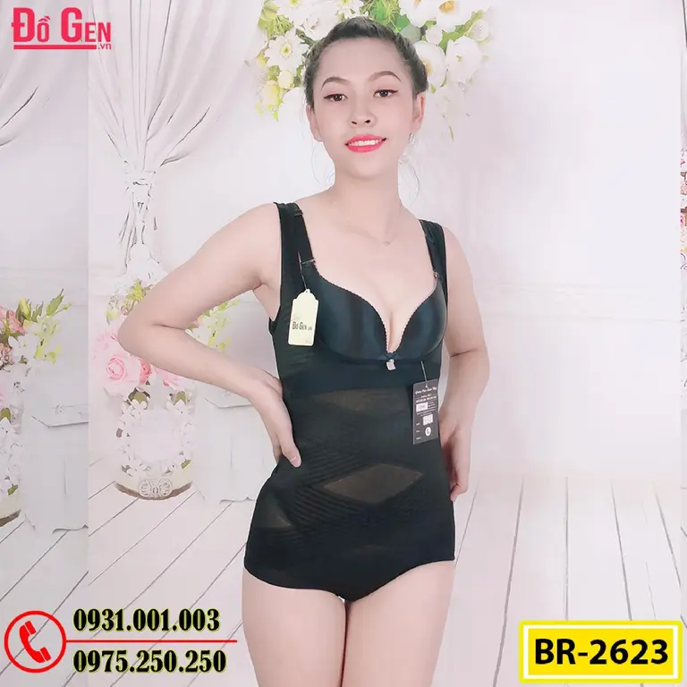 Bộ Đồ Lót Định Hình - Đồ Gen Định Hình Cao Cấp Giảm Bụng Thon Eo (COD: BR-2623)