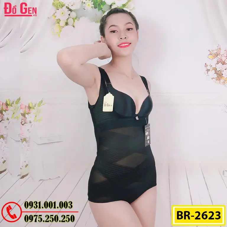 Bộ Đồ Lót Định Hình - Đồ Gen Định Hình Cao Cấp Giảm Bụng Thon Eo (COD: BR-2623)