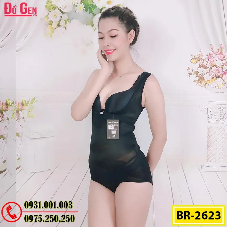 Bộ Đồ Lót Định Hình - Đồ Gen Định Hình Cao Cấp Giảm Bụng Thon Eo (COD: BR-2623)