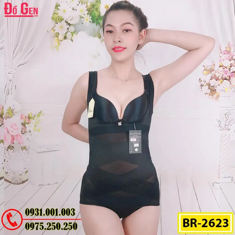 Bộ Đồ Lót Định Hình - Đồ Gen Định Hình Cao Cấp Giảm Bụng Thon Eo (COD: BR-2623)