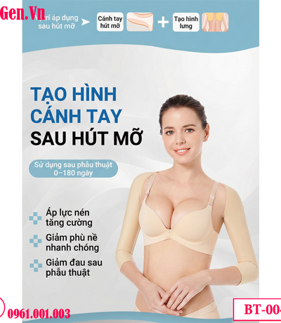 Áo định hình tay giúp hồi form sau sinh