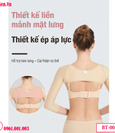 Áo định hình bắp tay thon gọn cho nữ