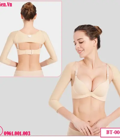 Áo gen nâng ngực kết hợp ép gọn tay