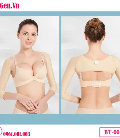 Áo Gen Định Hình Bắp Tay Chuẩn Y Khoa BT 004: Hỗ Trợ Sau Hút Mỡ & Chỉnh Dáng Cột Sống