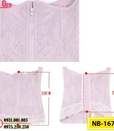 Đồ Lót Gen Định Hình Cao Cấp Cho Bạn Thân Hình Thon Gọn (Cod: NB-167)