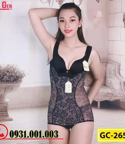 Bộ Đồ Lót Gen Định Hình - Gen Nịt Bụng Thu Gọn Vòng Eo (Cod: GC-2655)