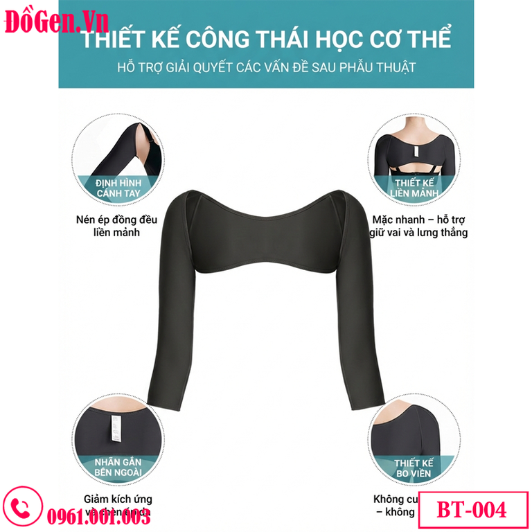 áo gen tay sau phẫu thuật