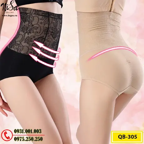 Quần Gen Định Hình Chống Cuộn Hỗ Trợ Giảm Cân (Cod: QB-305)