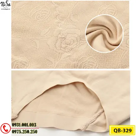 Quần Lót Gen Bụng Định Hình Chống Cuộn Thu Gọn Vòng Eo (Cod: QB-329)