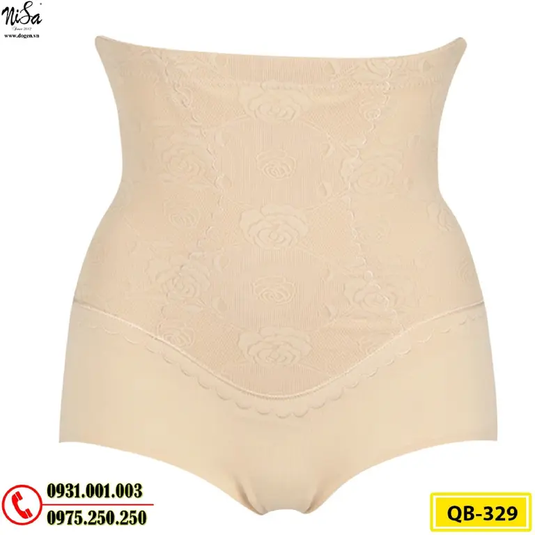 Quần Lót Gen Bụng Định Hình Chống Cuộn Thu Gọn Vòng Eo (Cod: QB-329)