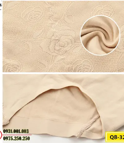 Quần Lót Gen Bụng Định Hình Chống Cuộn Thu Gọn Vòng Eo (Cod: QB-329)