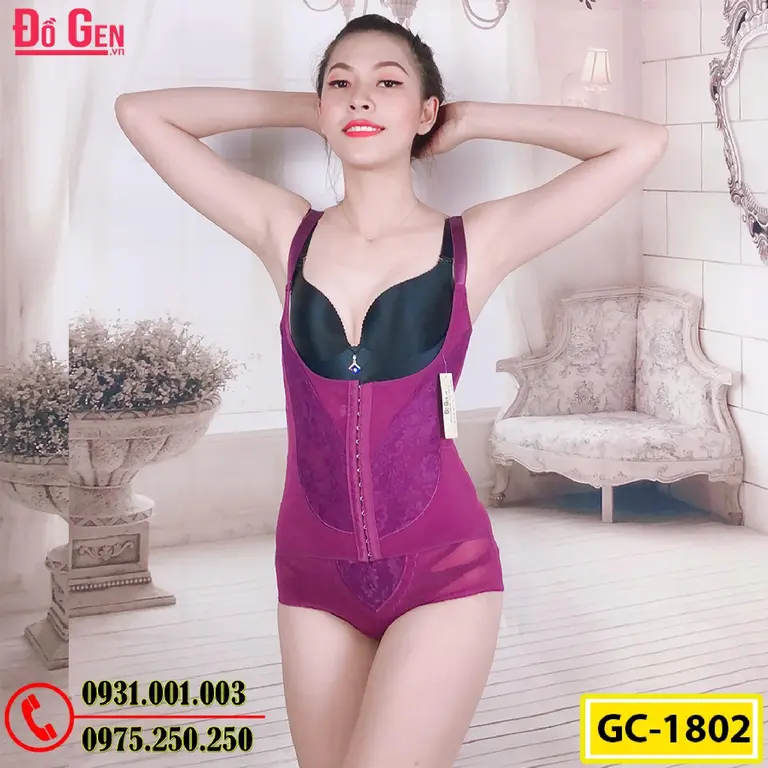 Bộ Đồ Lót Gen Định Hình - Gen Nịt Bụng Thu Gọn Vòng Eo (Cod: GC-1802)