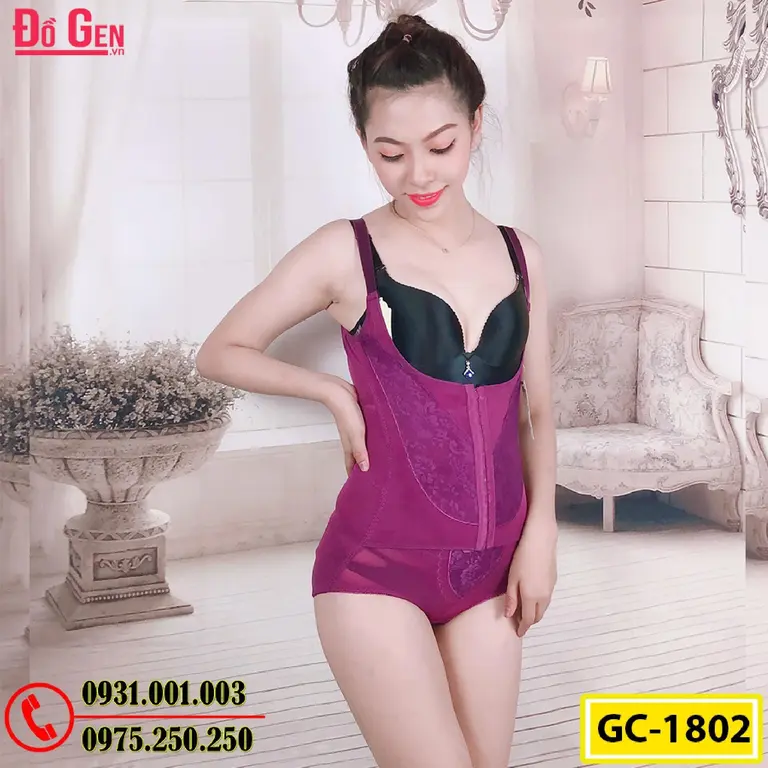 Bộ Đồ Lót Gen Định Hình - Gen Nịt Bụng Thu Gọn Vòng Eo (Cod: GC-1802)