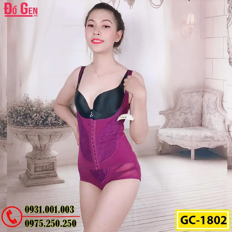 Bộ Đồ Lót Gen Định Hình - Gen Nịt Bụng Thu Gọn Vòng Eo (Cod: GC-1802)