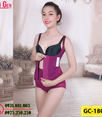 Bộ Đồ Lót Gen Định Hình - Gen Nịt Bụng Thu Gọn Vòng Eo (Cod: GC-1802)