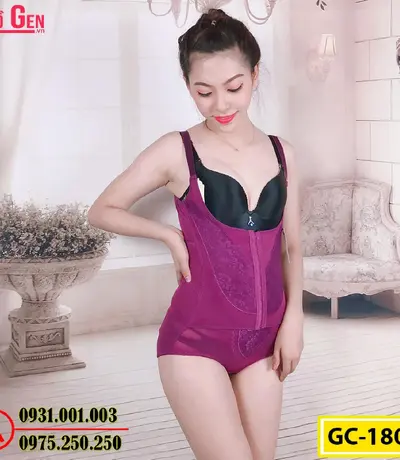 Bộ Đồ Lót Gen Định Hình - Gen Nịt Bụng Thu Gọn Vòng Eo (Cod: GC-1802)