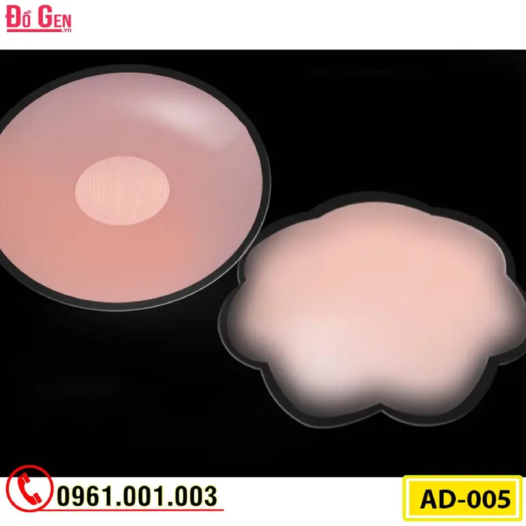 Miếng Dán Nhũ Hoa - Dán Ti Ngực Silicon Cao Cấp (AD-005)