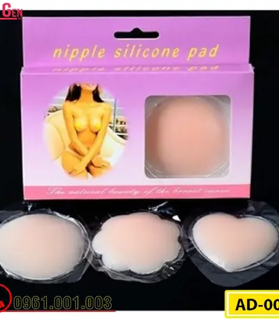 Miếng Dán Nhũ Hoa - Dán Ti Ngực Silicon Cao Cấp (AD-005)